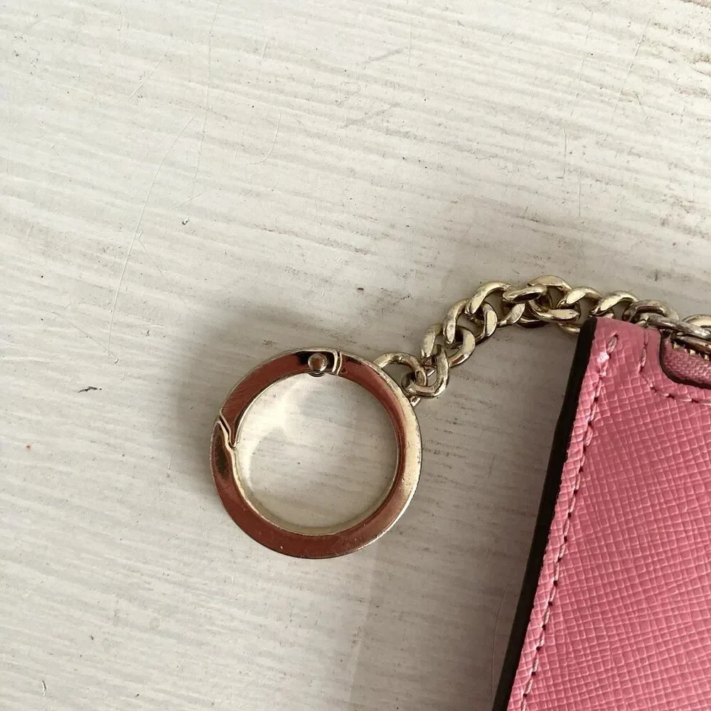 Kate Spade Madison Zip Around Card Holder Blossom Pink Minimalist Cute